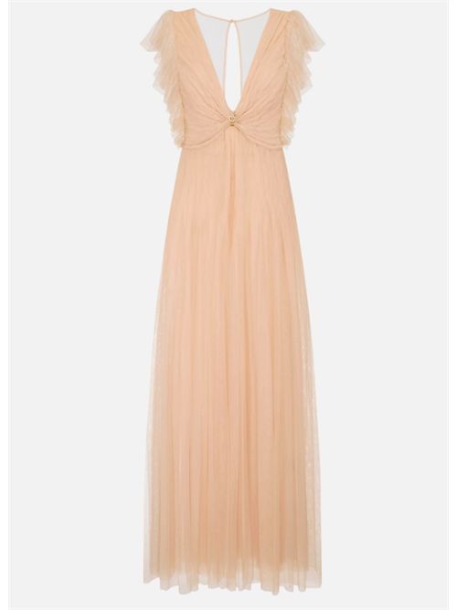 RED CARPET DRESS ELISABETTA FRANCHI | AR80J62E2EA1 nude